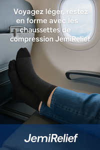 Voyage en avion ou longues journées debout : pourquoi porter des chaussettes de compression ?