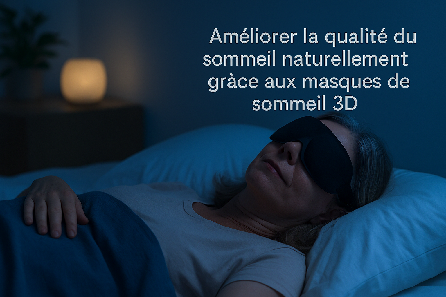 Améliorer la qualité du sommeil naturellement grâce aux masques de sommeil 3D