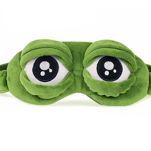Masque de Sommeil 3D "Sad Frog"
